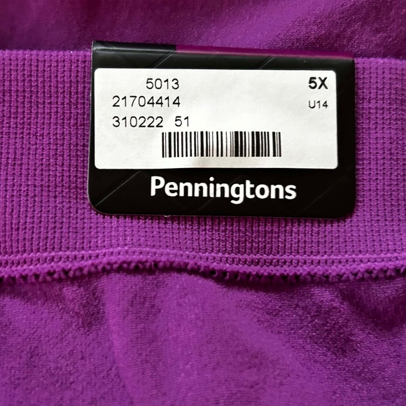 BRIEFS, NYLON SPANDEX COTTON, BERRY VIBE, SIZE 5X, MADE IN CANADA!, Ti VOGLIO - Picture 5 of 5